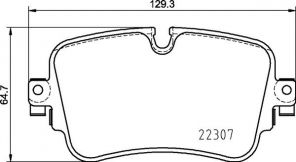 Brembo P 85 161 - Brzdové platničky -