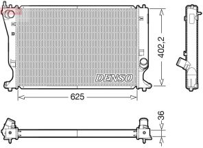 Denso DRM50132 - Chladič vody