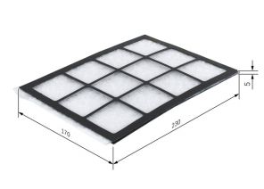 Bosch 1 987 432 108 - Peľový filter