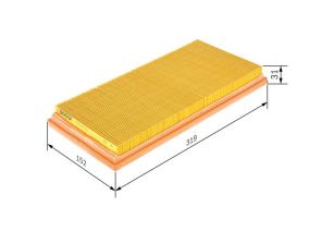 Bosch F 026 400 053 - Vzduchový filter