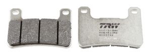 TRW MCB752CRQ - Brzdové platničky -