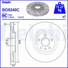 Delphi BG9240C - Brzdový kotúč -