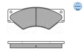 Meyle 025 291 0720/W - Brzdové platničky -