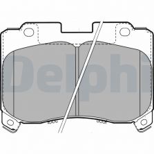 Delphi LP1061 - Brzdové platničky -