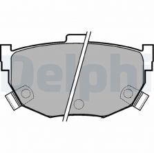Delphi LP1073 - Brzdové platničky -