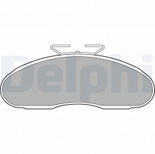 Delphi LP1098 - Brzdové platničky -