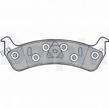 Delphi LP1184 - Brzdové platničky -