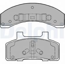 Delphi LP1216 - Brzdové platničky -