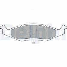 Delphi LP1225 - Brzdové platničky -