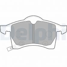 Delphi LP1309 - Brzdové platničky -