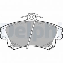 Delphi LP1398 - Brzdové platničky -