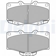 Delphi LP1405 - Brzdové platničky -