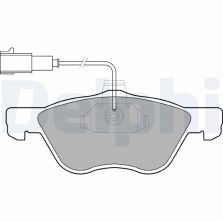 Delphi LP1408 - Brzdové platničky -