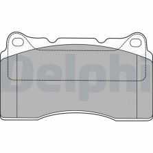 Delphi LP1422 - Brzdové platničky -