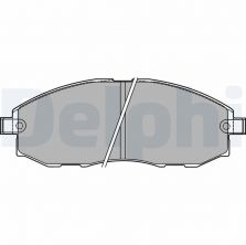 Delphi LP1434 - Brzdové platničky -