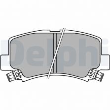 Delphi LP1439 - Brzdové platničky -
