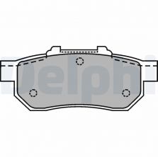 Delphi LP1456 - Brzdové platničky -