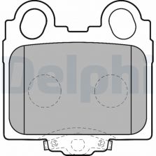 Delphi LP1510 - Brzdové platničky -