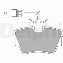 Delphi LP1511 - Brzdové platničky -