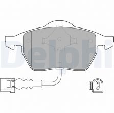 Delphi LP1525 - Brzdové platničky -