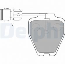Delphi LP1530 - Brzdové platničky -