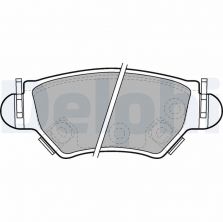 Delphi LP1553 - Brzdové platničky -