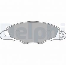 Delphi LP1554 - Brzdové platničky -