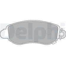 Delphi LP1582 - Brzdové platničky -