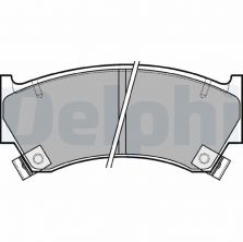 Delphi LP1590 - Brzdové platničky -
