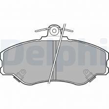 Delphi LP1599 - Brzdové platničky -