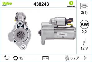 Valeo 438243 - Štartér -