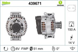 Valeo 439671 - Alternátor -