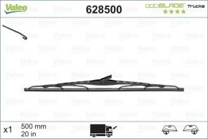 Valeo 628500 - Stieracia lišta -
