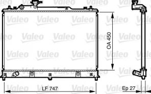 Valeo 735577 - Chladič vody -