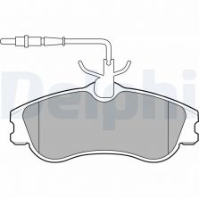 Delphi LP1607 - Brzdové platničky -