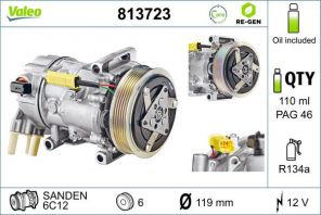 Valeo 813723 - Kompresor -