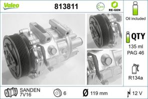 Valeo 813811 - Kompresor -
