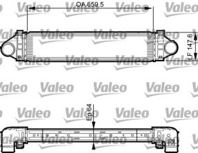 Valeo 818238 - Chladič plniaceho vzduchu -
