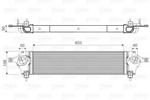 Valeo 818589 - Chladič plniaceho vzduchu -