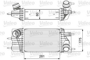Valeo 818666 - Chladič plniaceho vzduchu -