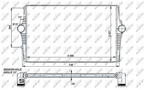 NRF 30931 - Chladič plniaceho vzduchu -