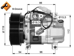 NRF 32688G - Kompresor -