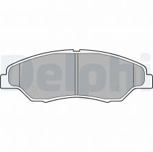 Delphi LP1634 - Brzdové platničky -