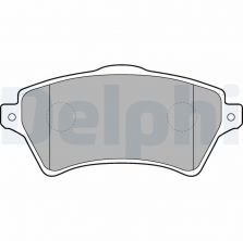 Delphi LP1652 - Brzdové platničky -