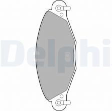 Delphi LP1655 - Brzdové platničky -