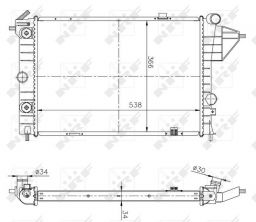 NRF 513508A - Chladič vody -