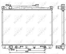 NRF 53037 - Chladič vody -