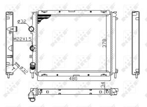 NRF 53209A - Chladič vody -