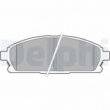 Delphi LP1659 - Brzdové platničky -