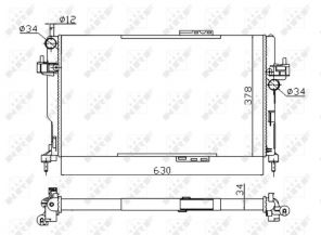 NRF 58282A - Chladič vody -